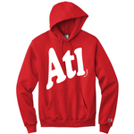 ATL BUBBLE LETTER - HOODIE (RED/WHITE)