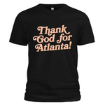 THANK GOD FOR ATLANTA - TEE (BLACK/PEACH)